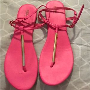 Mossimo pink and gold sandals!